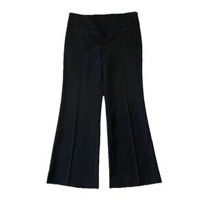 Burberry London Women 100% Wool Bootcut Lined Pants Trousers Sz 8 Made i…